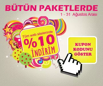 Tüm Paketlerde %10