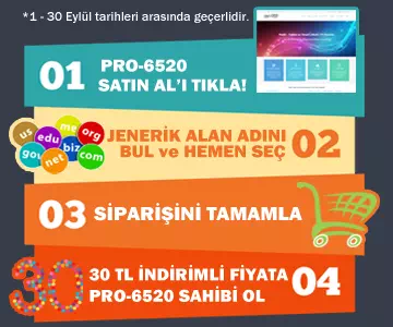 PRO-6520'de İNDİRİM